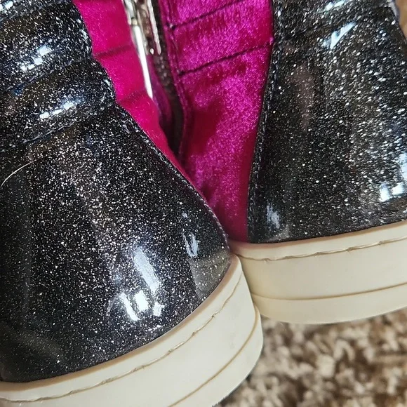 P448 Made In Italy Stylish Women's Leopard Print High-Top Sneakers With Zippers - Picture 15 of 16